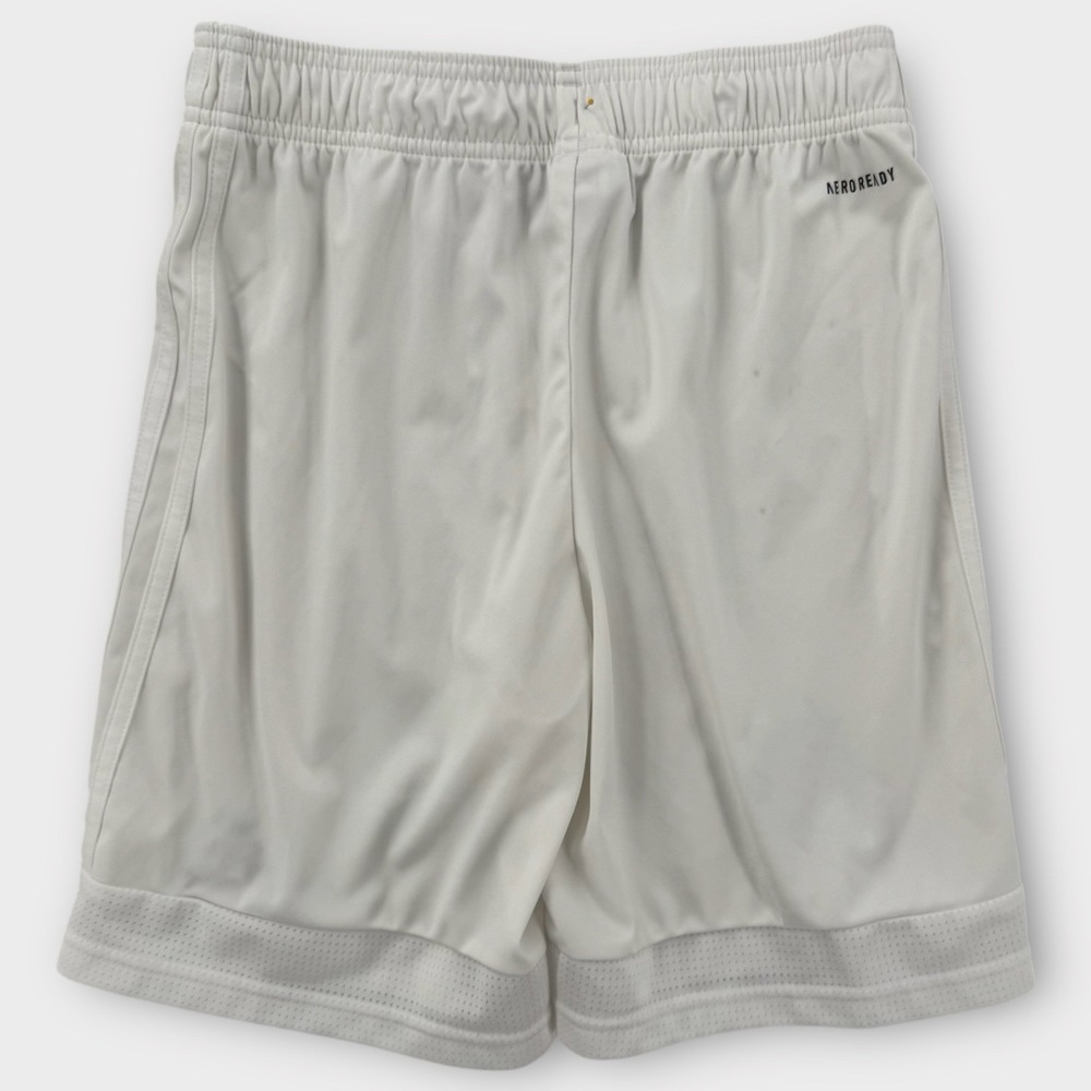 Adidas Soccer Shorts Youth Large 13-14Y White Recycled Polyester Hawaii Bulls - Picture 2 of 7
